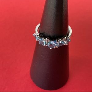 Bomb Party RBP5144 “The Sterling Club” LC Apatite on .925 Solid SS Sz 7 Ring NWT